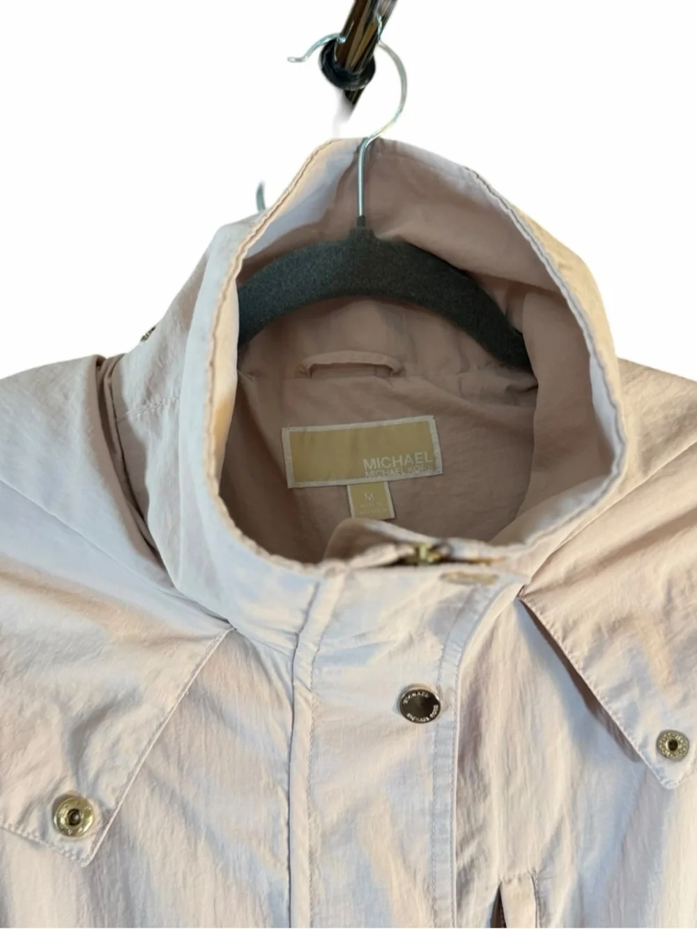 Michael Kors Light Pink Utility Anorak Jacket - Picture 4 of 10